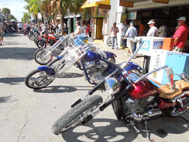 Poker Run 2012 photo - Duval Street, Key West